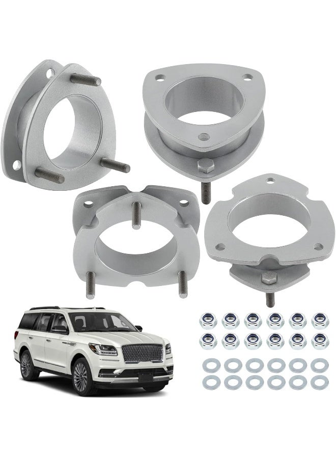 Waverspeed 3.5" Front & 2.5" Rear Leveling Kit for Ford Expedition 2003-2018, for Lincoln Navigator 2WD/4WD, SUV Lift Strut Spacers - Image 2